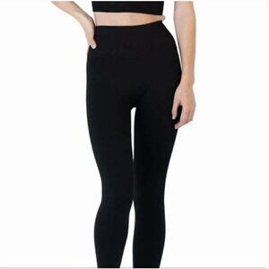 Balance Athletica Black Linear Pant Leggings Tights High Waisted Size Small